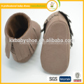 Mocassins en cuir bébé bébé en fausse fourrure pour bébé de qualité supérieure les plus récents